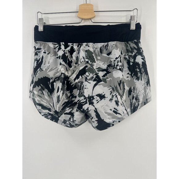 Under Armour M‎ Speedpocket Shorts Camo Running Athletic Quick Dry Gray Black - Picture 2 of 9